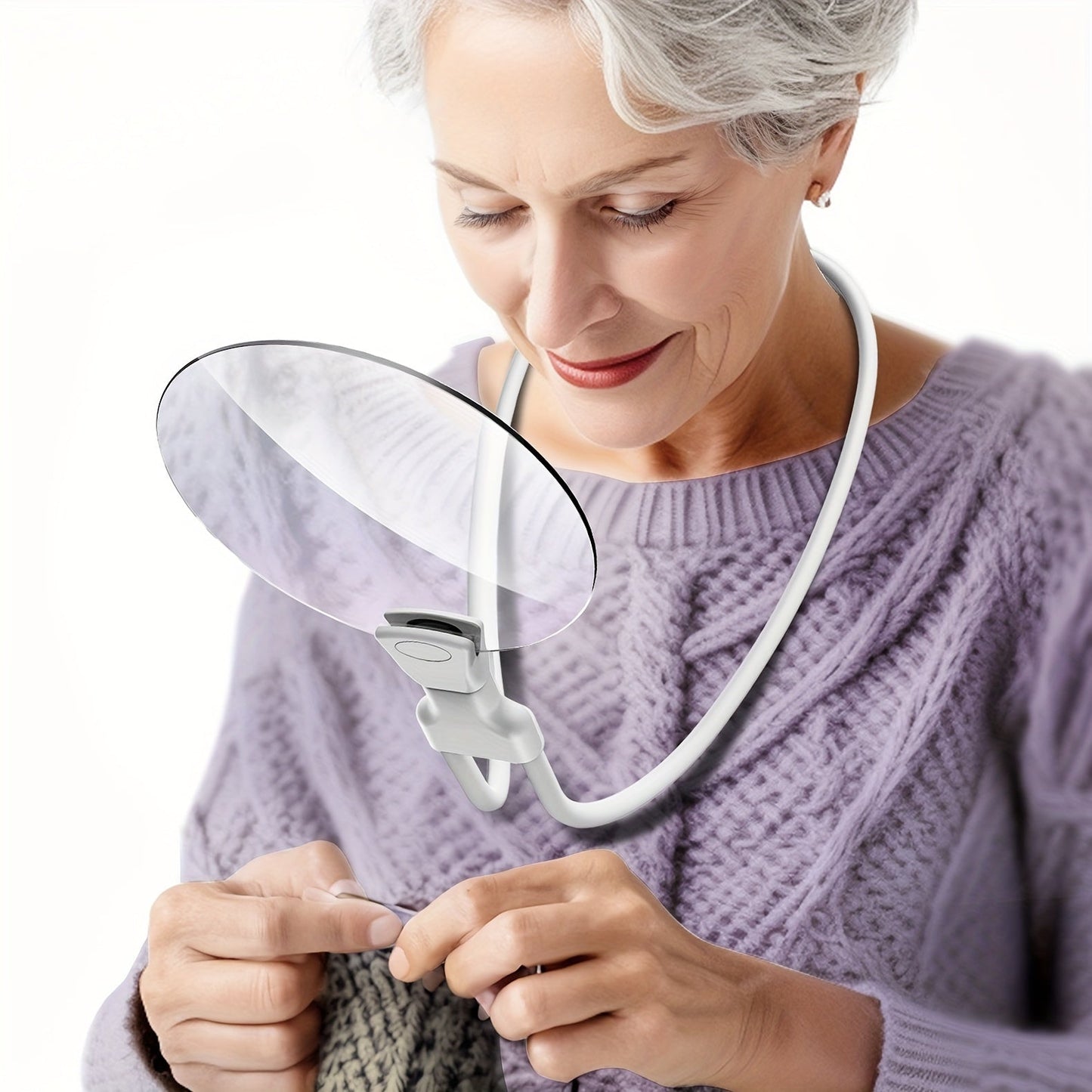 LensHulp Handsfree Vergrootglas 5X – Verstelbaar en Lichtgewicht