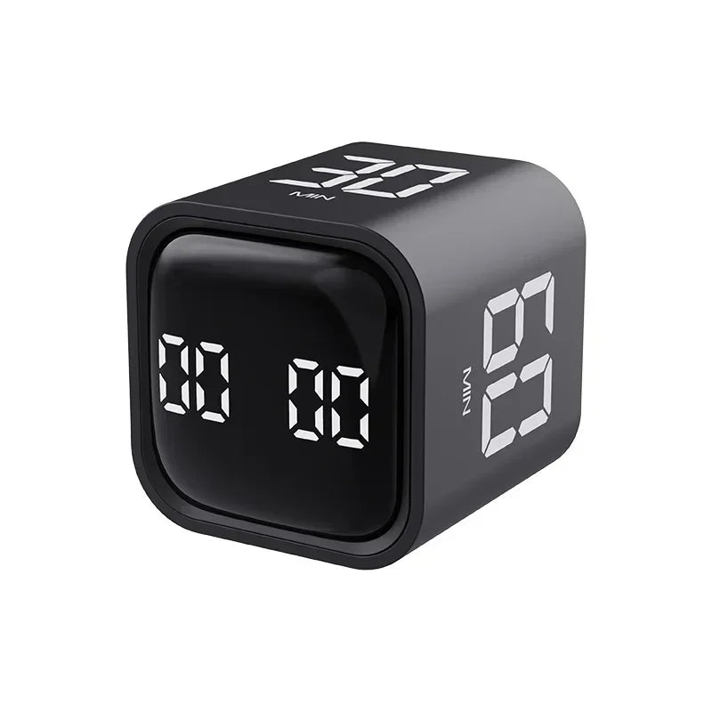 Tijdkubus SlimTimer – Draagbare LED Dobbelsteentimer met Bewegingssensor