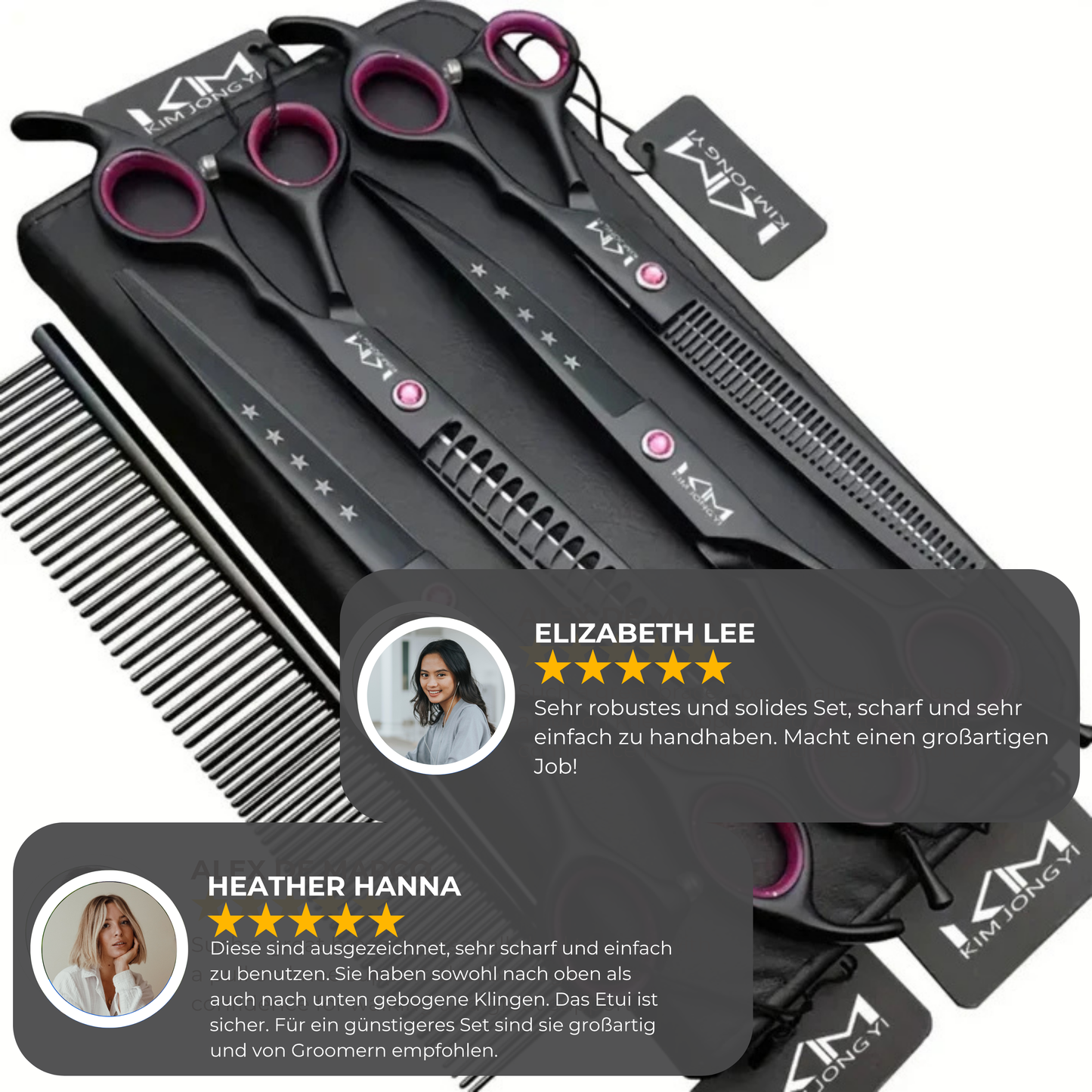 TrimPro Huisdierentrimmerset – Complete Scharenset voor Precieze Vachtverzorging