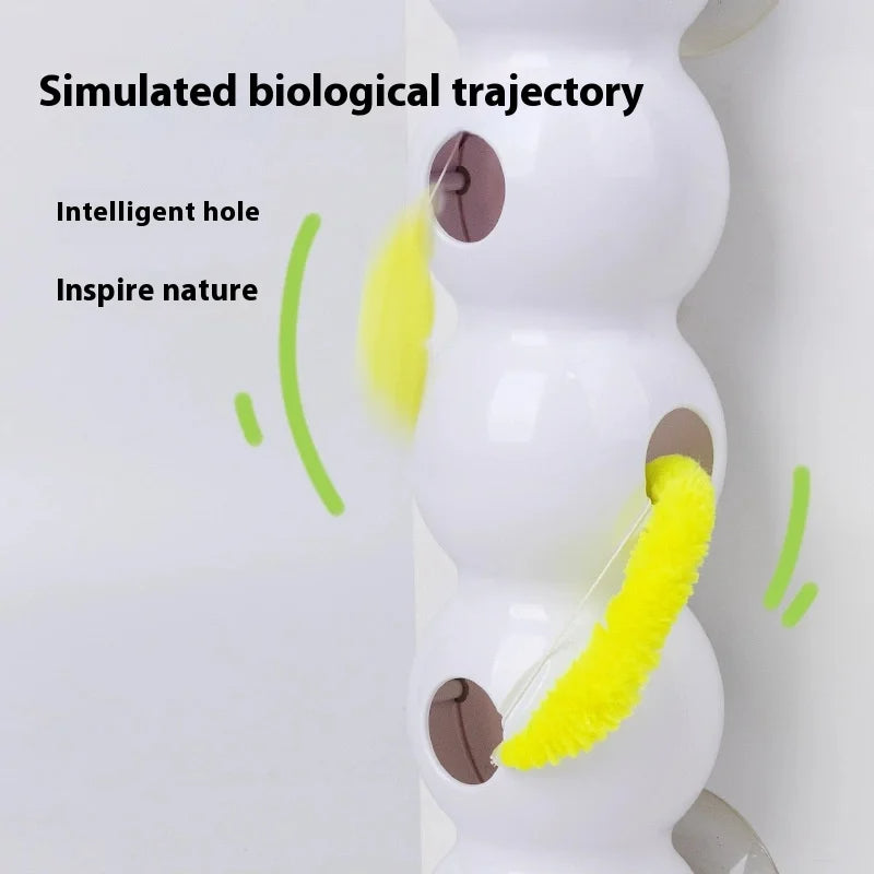Automatisch pop-up kattenspeeltje met bewegingssensor