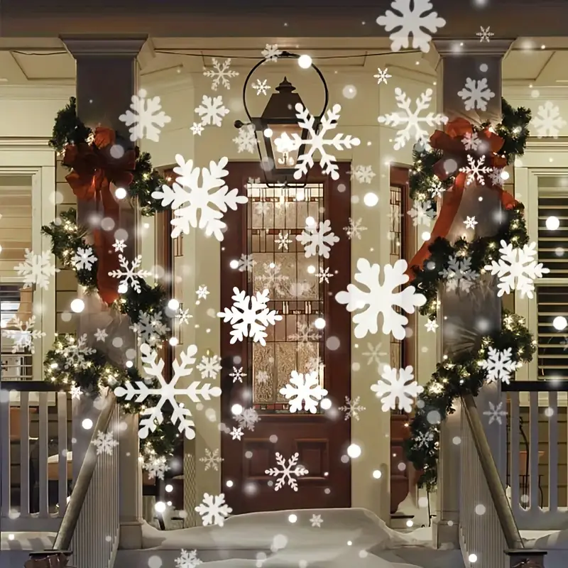 Magische Sneeuwvlokken Kerstprojector – LED lichtshow voor binnen en buiten