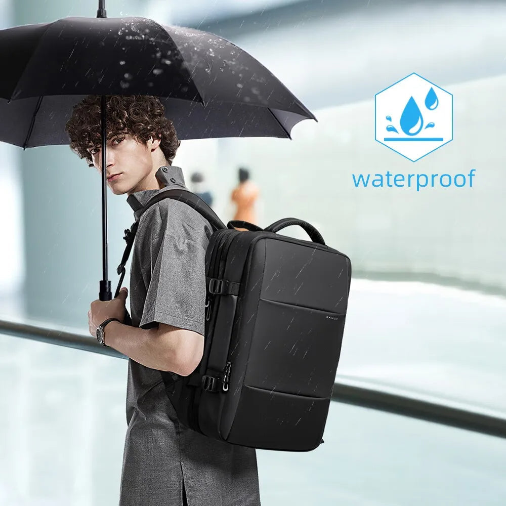 Waterdichte Uitbreidbare Reisrugzak – Grote Capaciteit & Diefstalbeveiliging