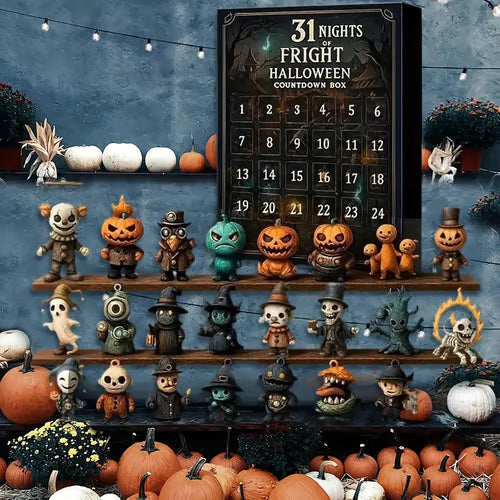 Halloween Countdown Box – 31 Figuren en Mini Decoraties