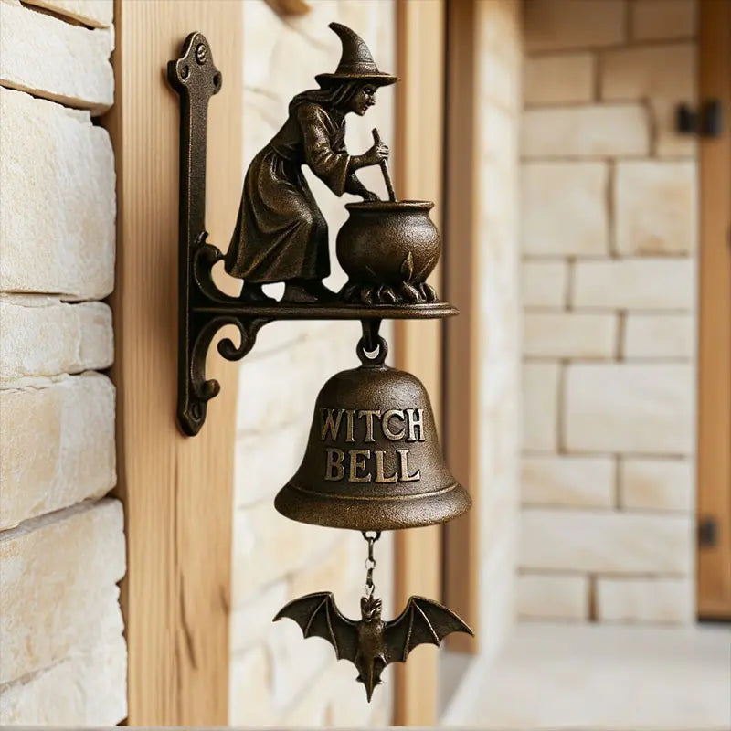 Antieke Heksen-Deurbel Luna – Weersbestendige Decoratieve Deurbel voor Binnen en Buiten