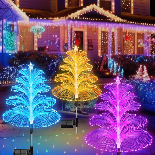 LichtTuin Solarset – 3 Kleurveranderende LED-Tuinlampen op Zonne-energie