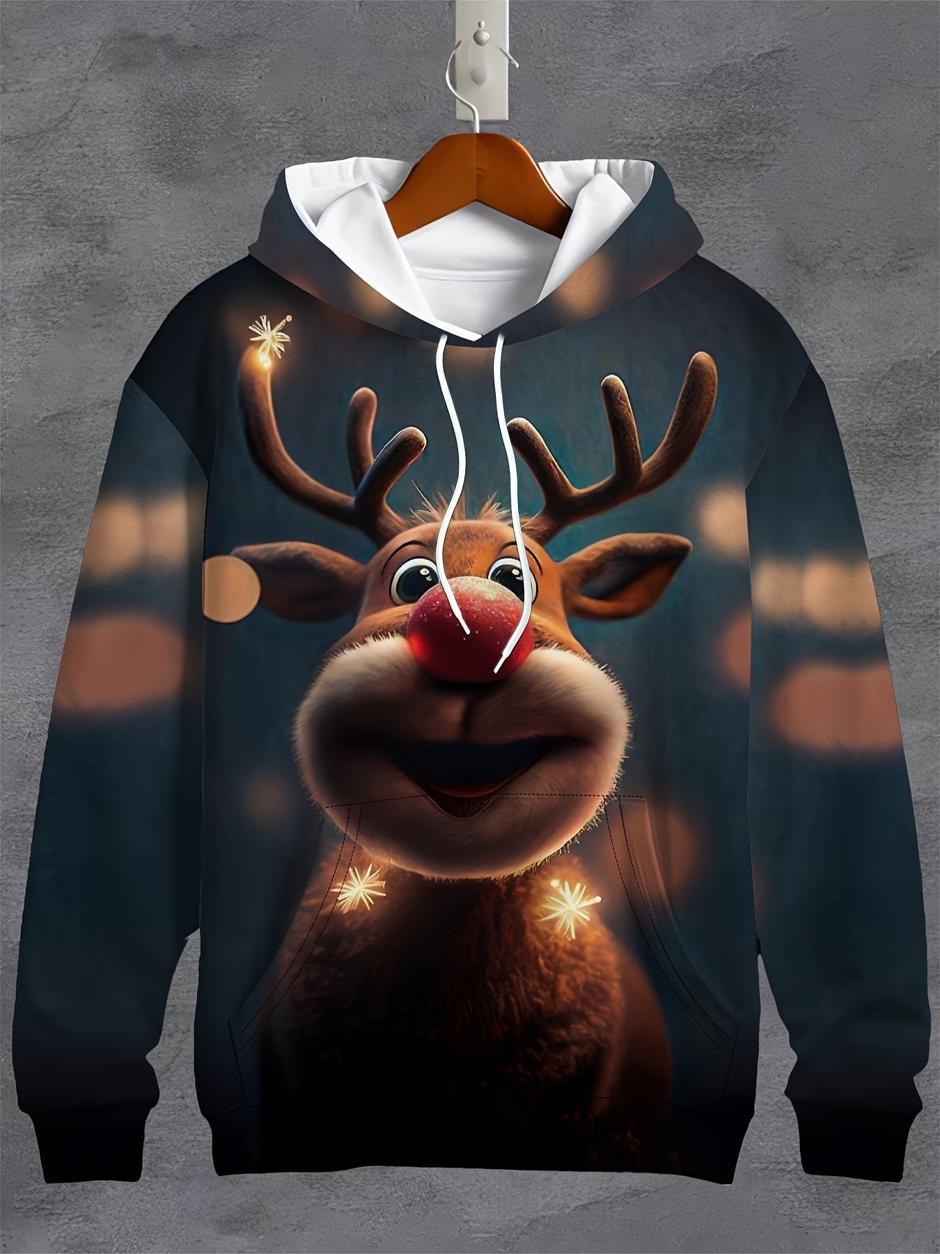 RendierJoy Hoodie – Warme en Vrolijke Hoodie met Rendierontwerp voor de Feestdagen