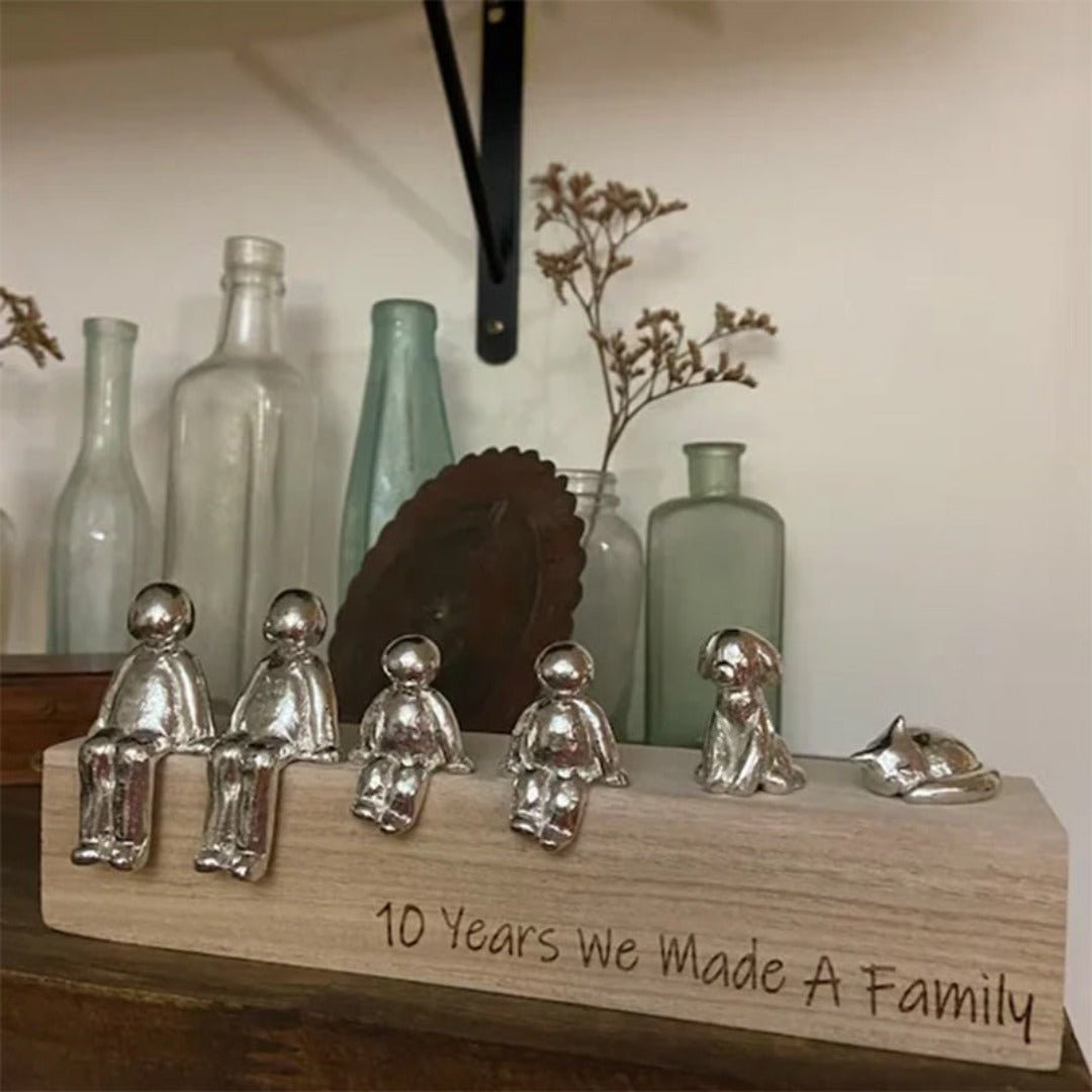 Harmoniebeeld Familie – Symbolisch Decoratief Beeld van Verbondenheid