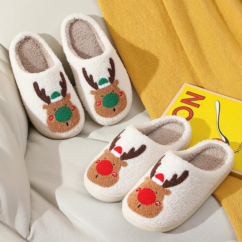Warme Kerstpantoffels van Pluche