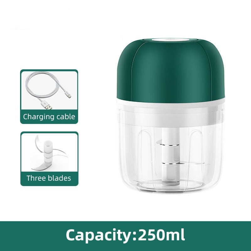 ChopEase Elektrische Knoflookpers – USB-oplaadbaar – Compact & Krachtig – 250ml