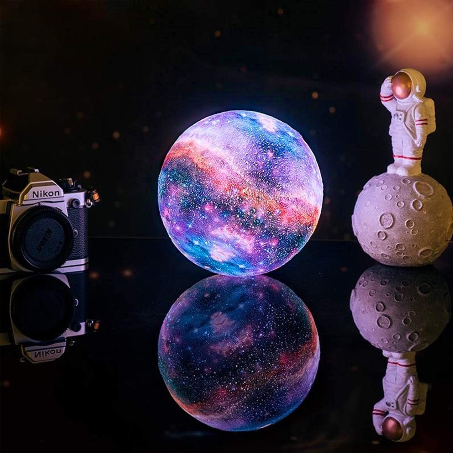 SterrenGlans Galaxy Lamp – LED Nachtlampje met Touch Bediening