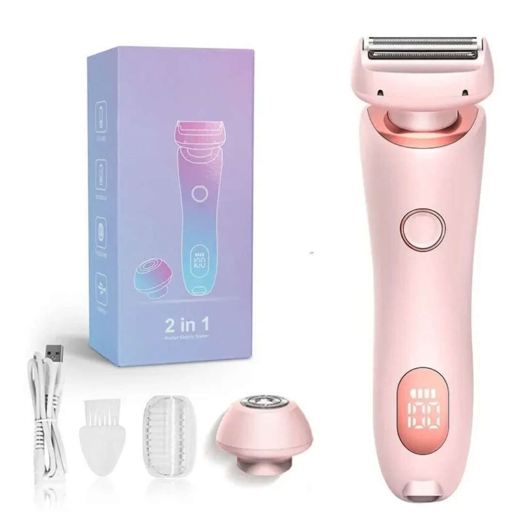 ZachtTrim – 2-in-1 Dames Epilator en Bikinitrimmer voor Gevoelige Huid