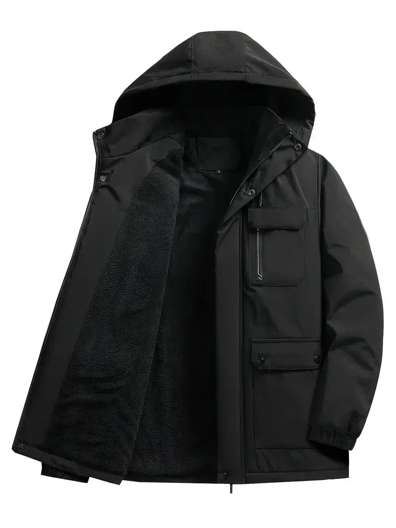 StormShield Winterjas – Waterdichte Gewatteerde Jas met Ademend Comfort