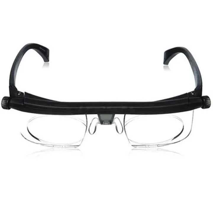 Verstelbare leesbrille met continue focus voor dichtbij en veraf