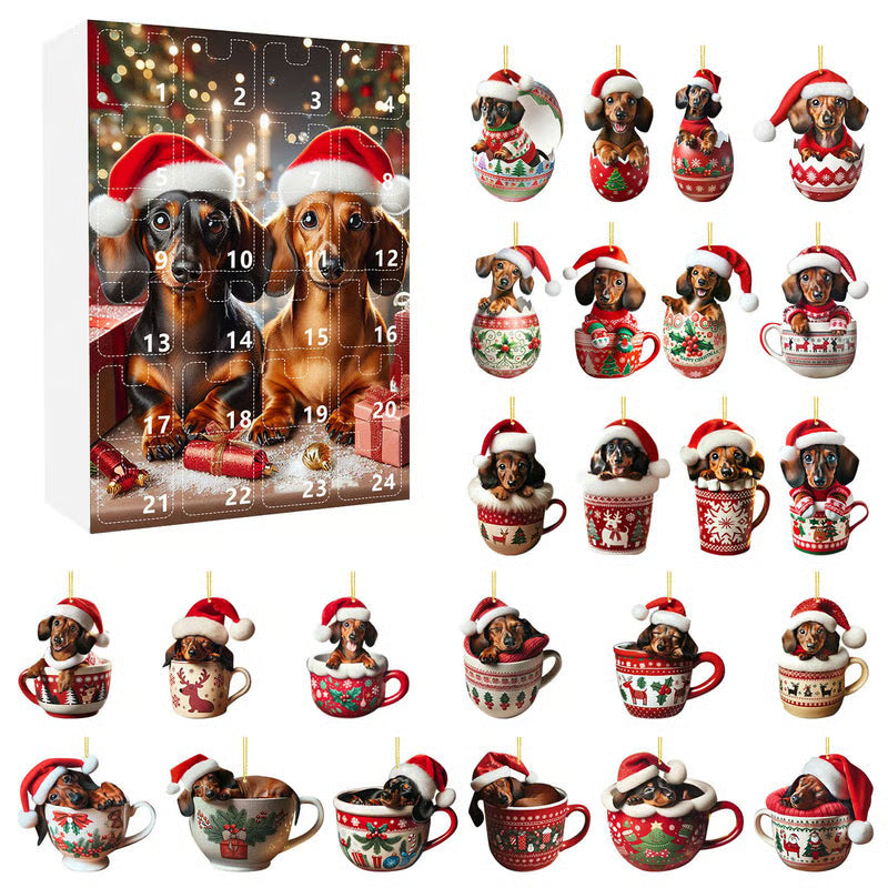 Hondenvreugd Kerst Adventskalender – 24-dagen Teckelaccessoires