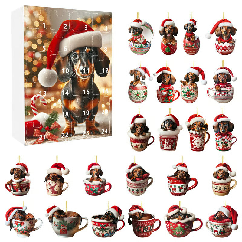 Hondenvreugd Kerst Adventskalender – 24-dagen Teckelaccessoires