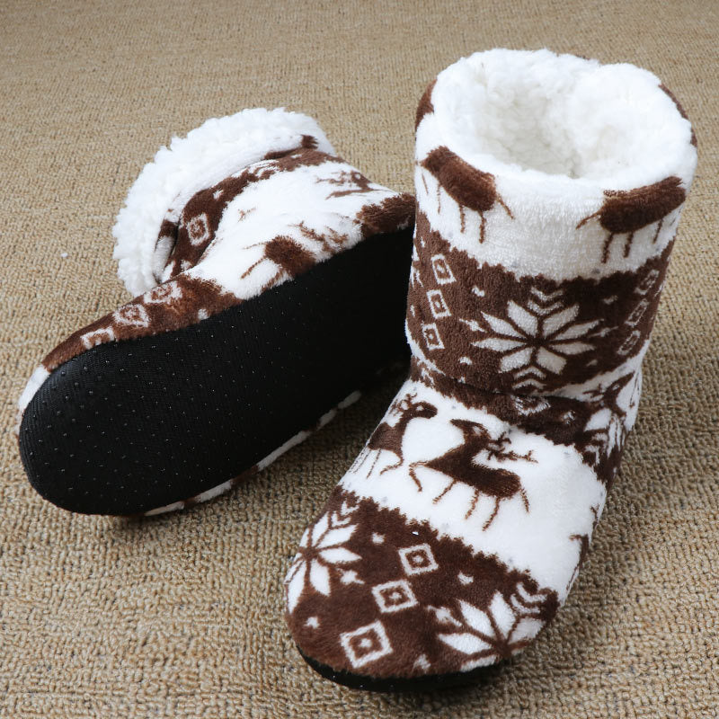 Warme Kerst Huissloffen van Koraal Fleece