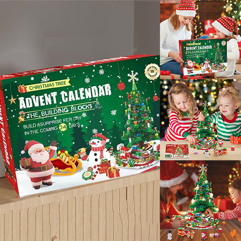 Kerstboom Bouw Adventskalender 2025 – Uniek Doe-Het-Zelf Kerstdecoratiepakket
