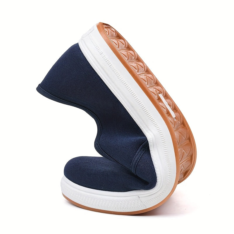 Heren Sneakers FlexStep – Ademende Slip-On Loafers met Elastische Band