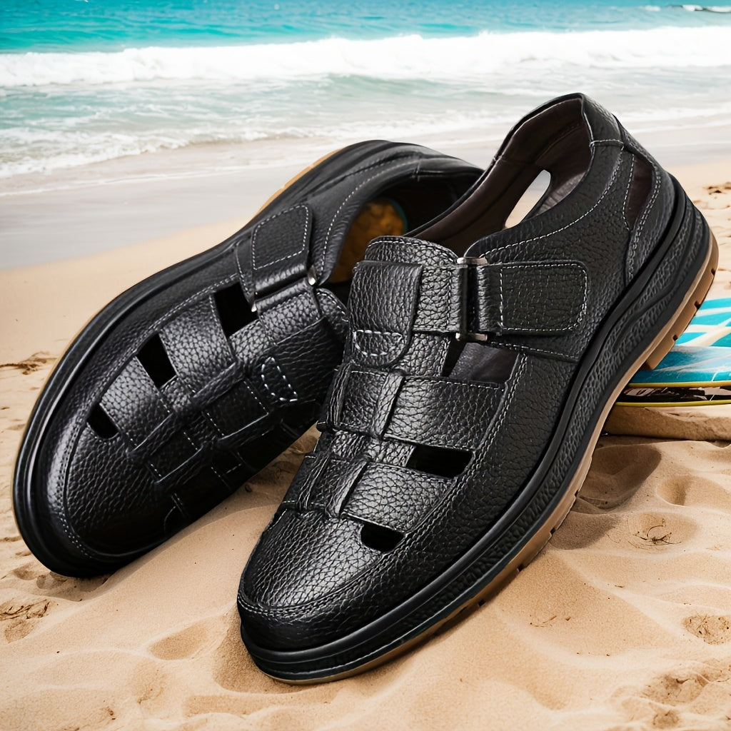 Heren Zomersandalen LeerComfort – Ademend, Antislip en Duurzaam