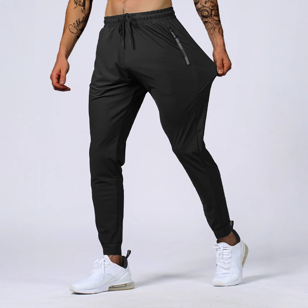 Heren Joggingbroek – Ademend & Stretch – Met Ritssluiting en Trekkoord