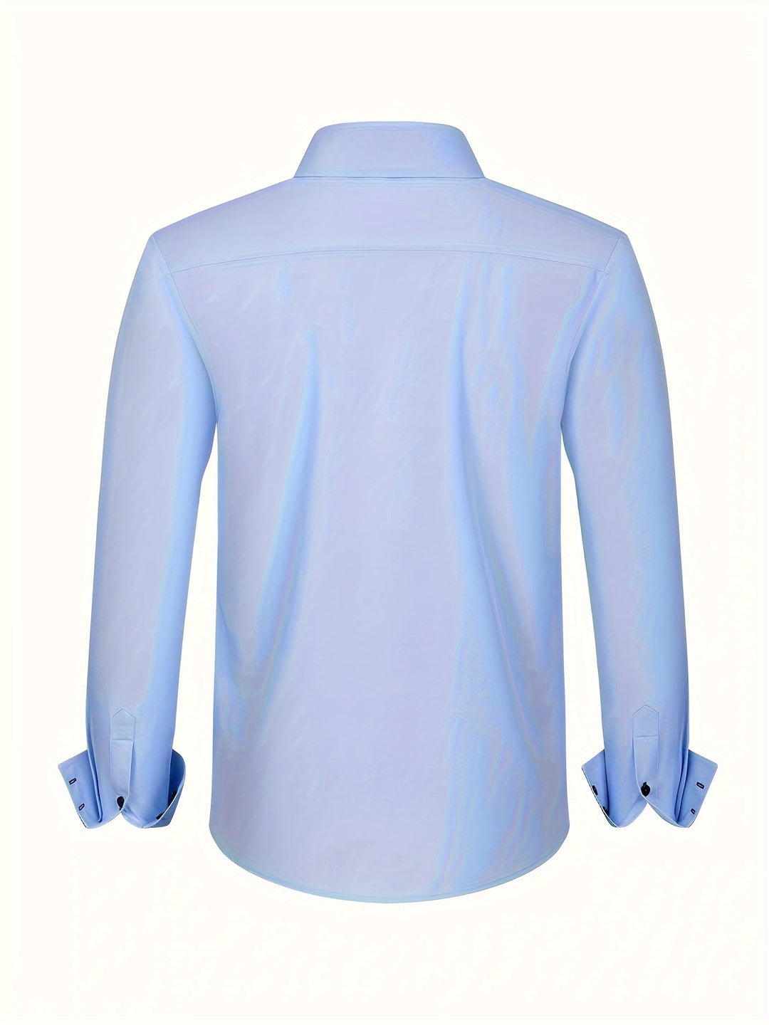 Heren Overhemd BlueDuo – Dubbelrijig, Ademend en Elegant