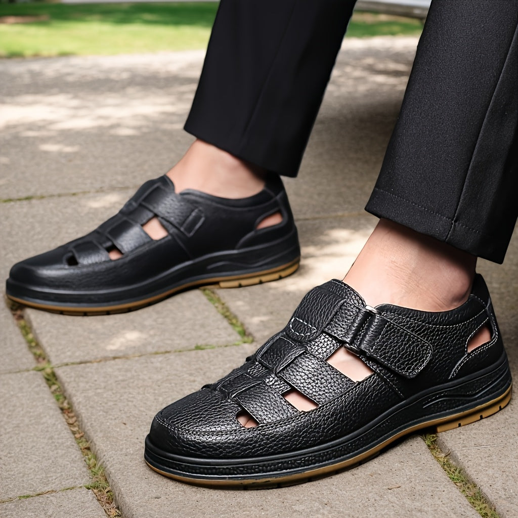 Heren Zomersandalen LeerComfort – Ademend, Antislip en Duurzaam
