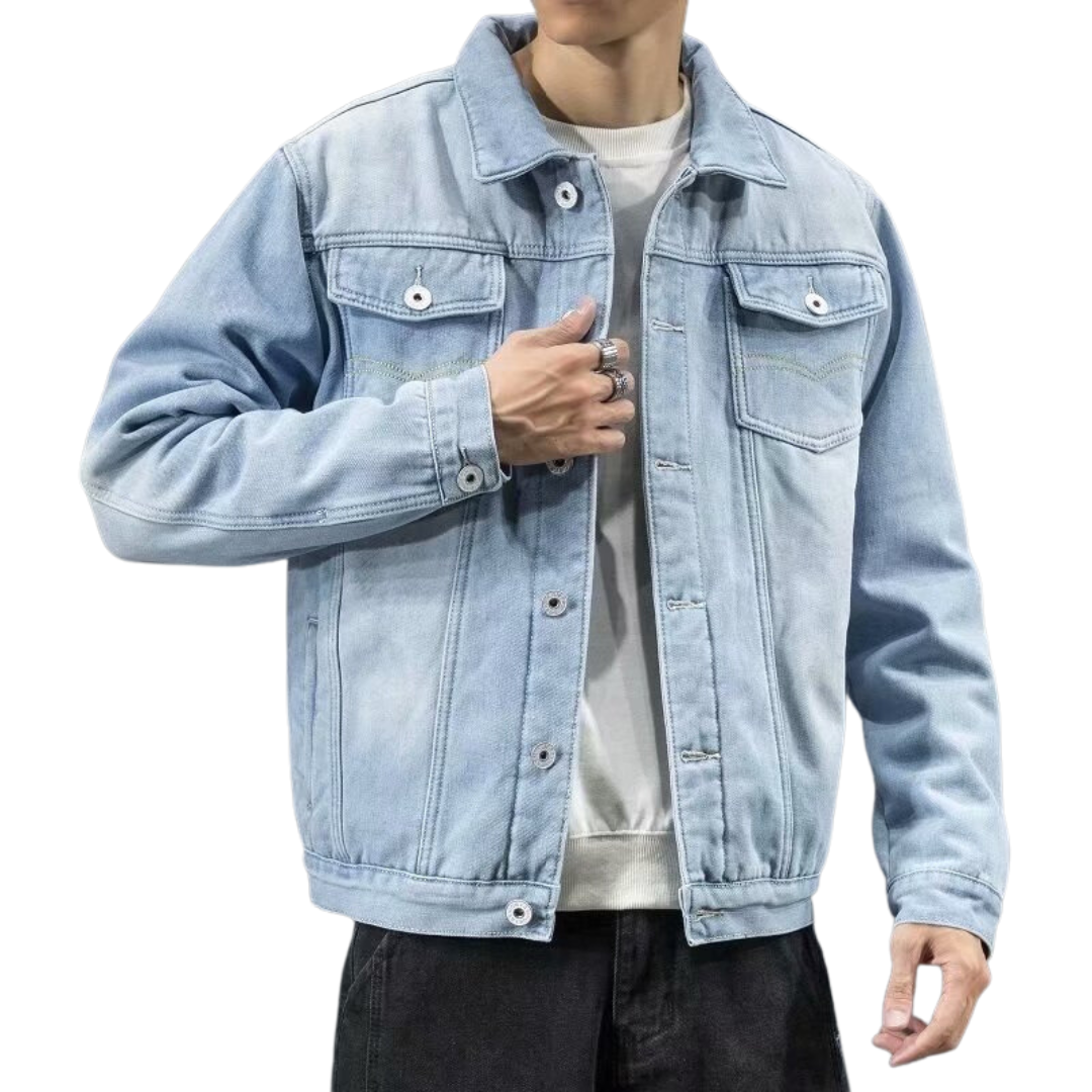 Denim Herenjack – Hoogwaardig Spijkerjack met Tijdloze Streetwear Look