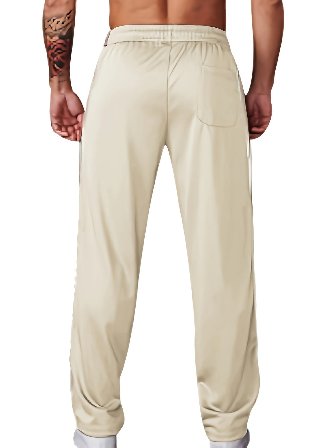 Heren Sportbroek FlexRun – Ademend Trainingsmodel met Trekkoord Taille