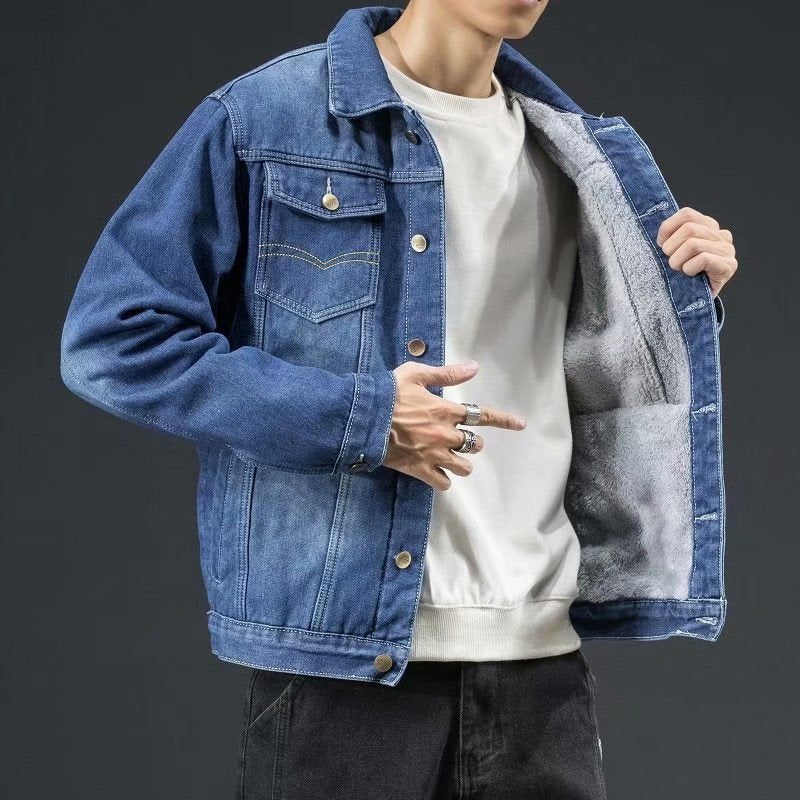 Denim Herenjack – Hoogwaardig Spijkerjack met Tijdloze Streetwear Look