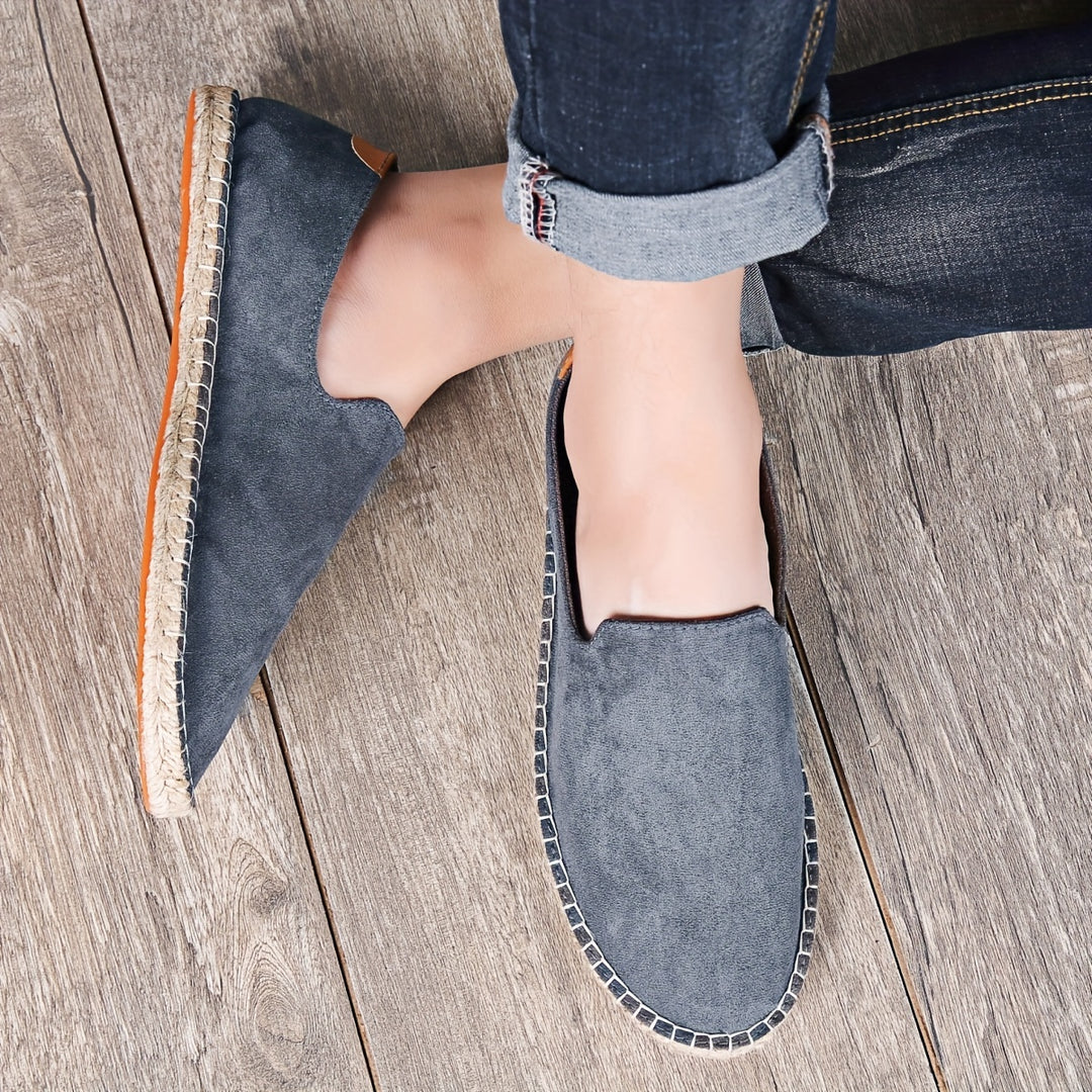 Heren Loafers CanvasLuxe – Handgemaakt, Ademend en Zomers