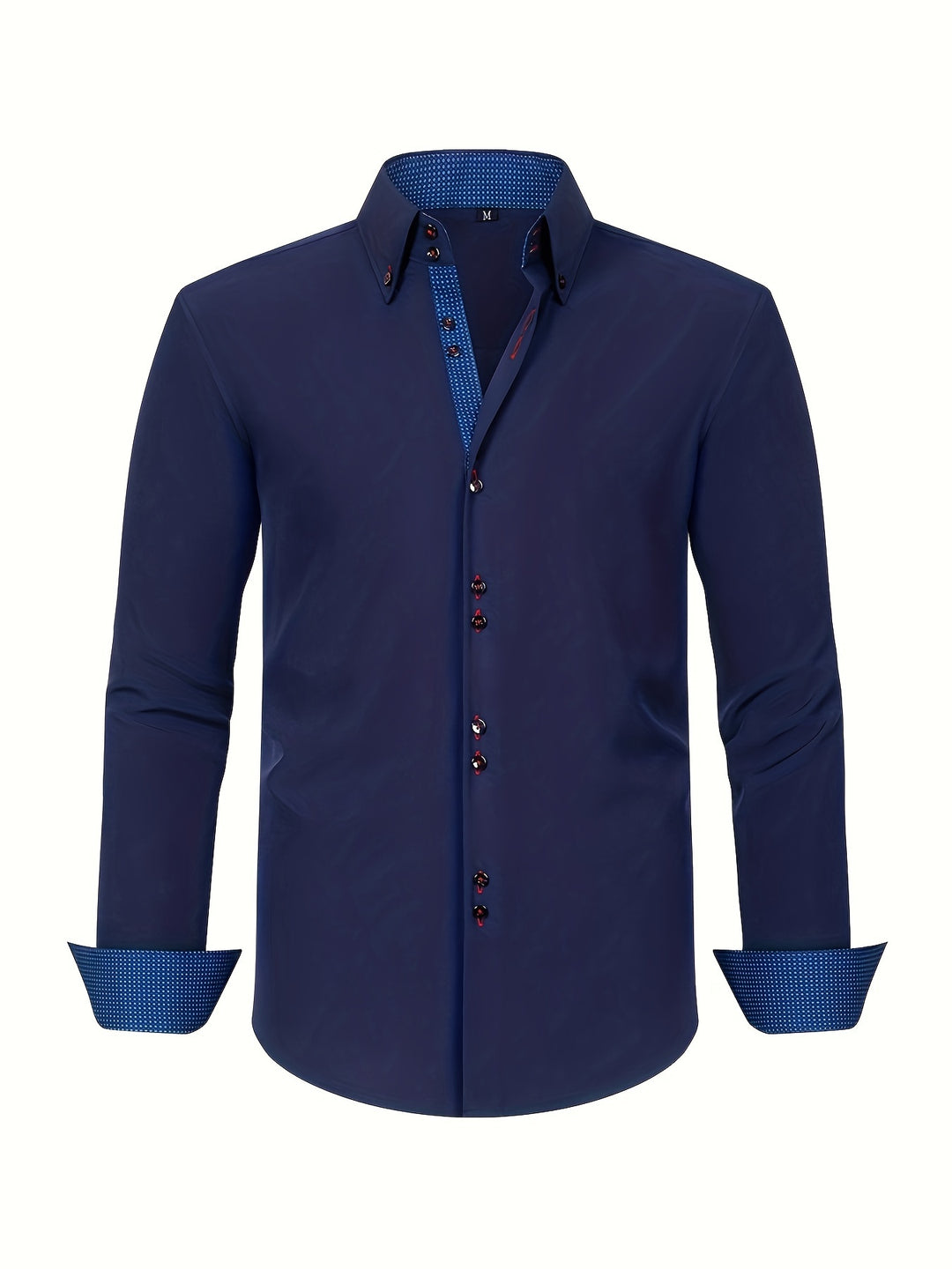 Heren Overhemd BlueDuo – Dubbelrijig, Ademend en Elegant