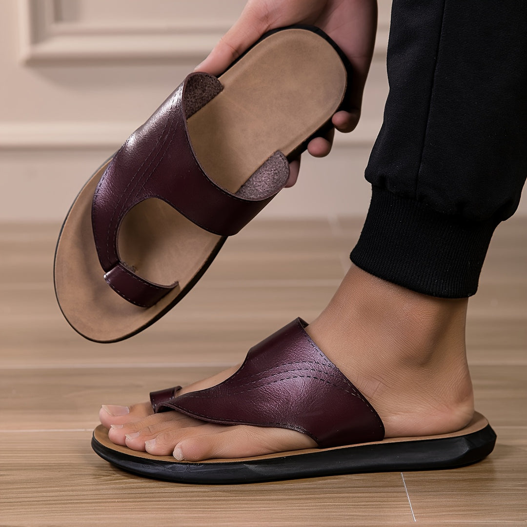 Vintage Heren Slippers – Antislip Zool – Lichtgewicht & Ademend – Casual Zomer Schoenen