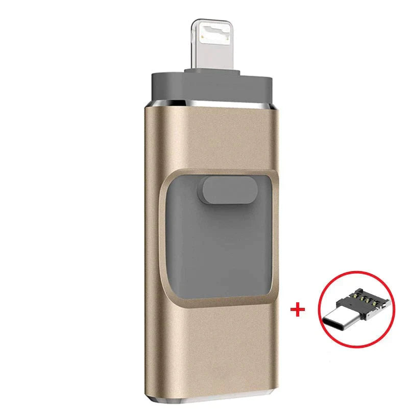 DataFlex 4-in-1 Geheugenstick – USB Opslag voor Telefoon, Tablet en PC