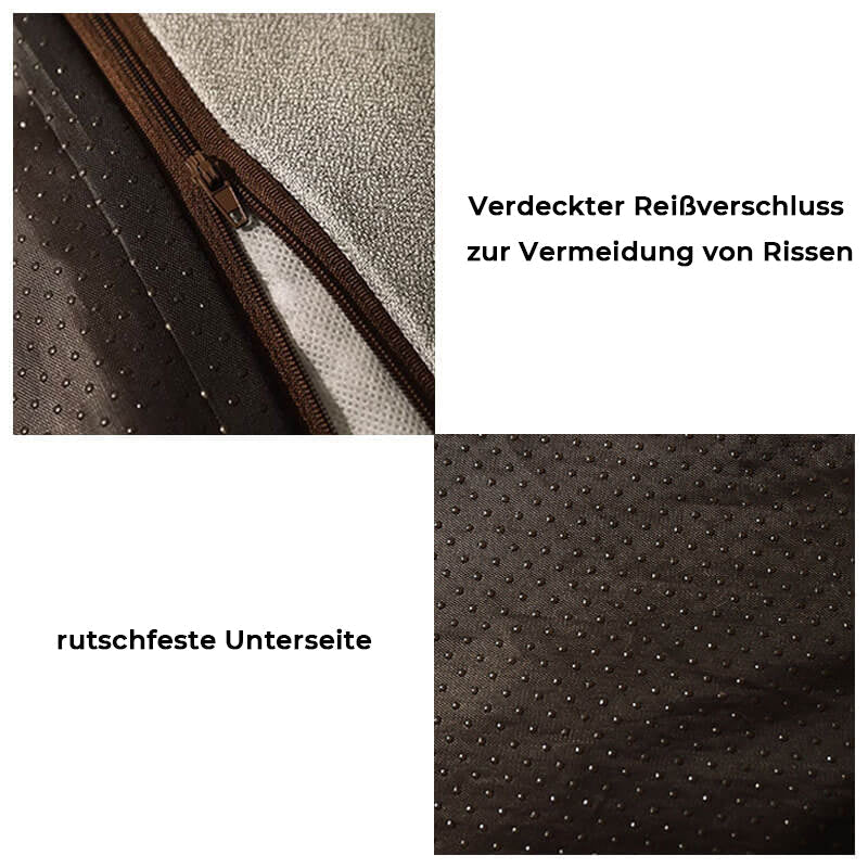 Orthopedisch Hondenkussenbed – Groot Dik Hondenbed met Nekondersteuning en Afneembare Wasbare Hoes