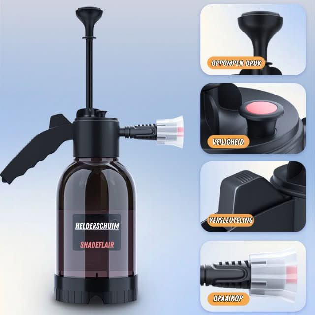 Handpomp Hogedruk Schuimreiniger – Auto & Tuin Multifunctioneel 2L
