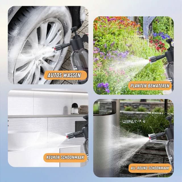 Handpomp Hogedruk Schuimreiniger – Auto & Tuin Multifunctioneel 2L