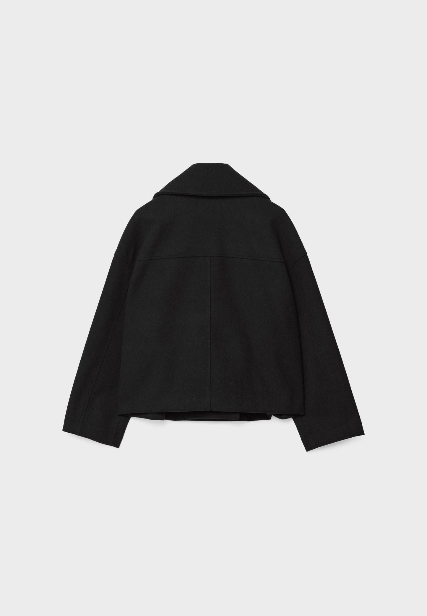 Elegante Dames Winterjas – Stijlvolle Korte Double-Breasted Jas