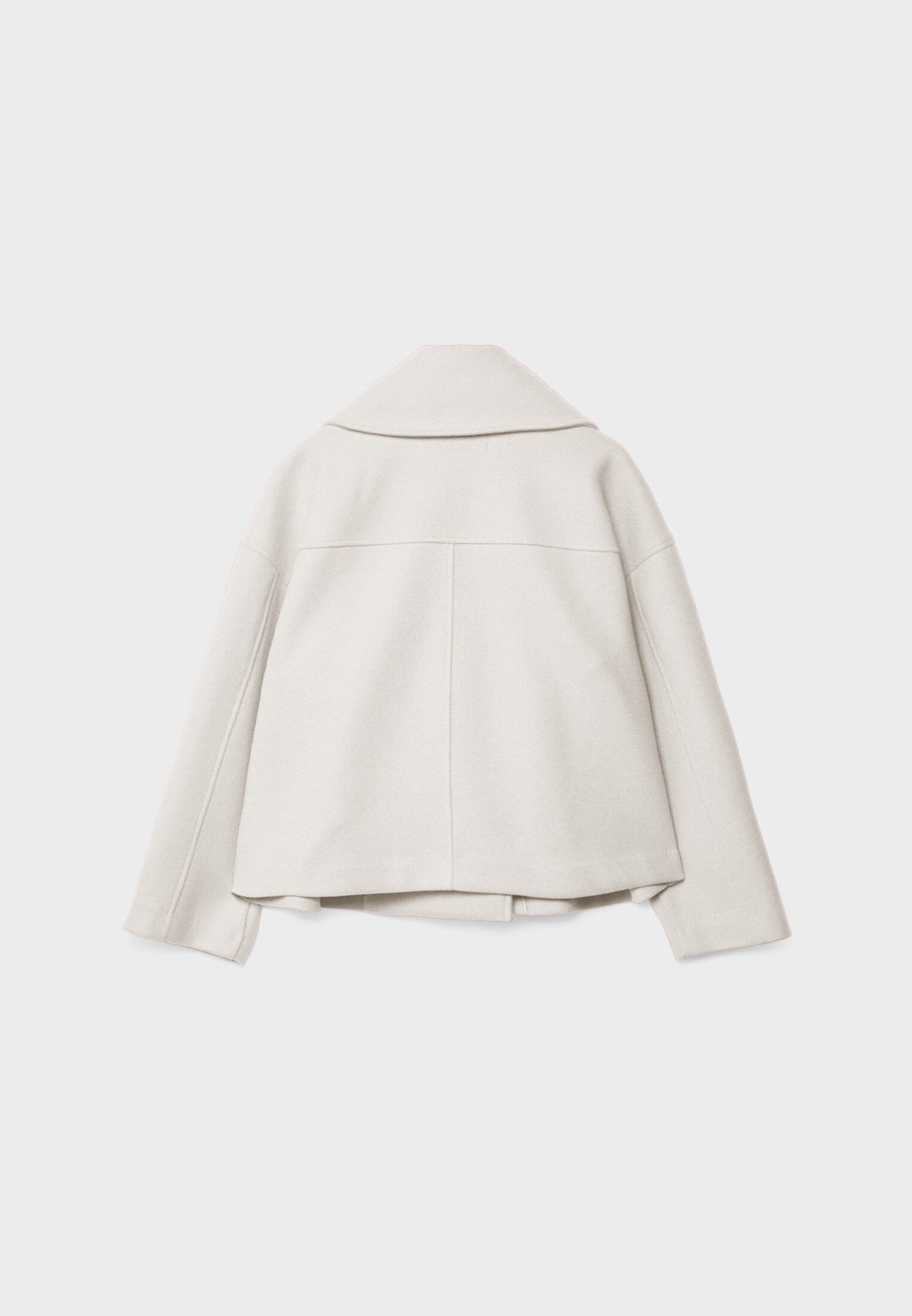 Elegante Dames Winterjas – Stijlvolle Korte Double-Breasted Jas
