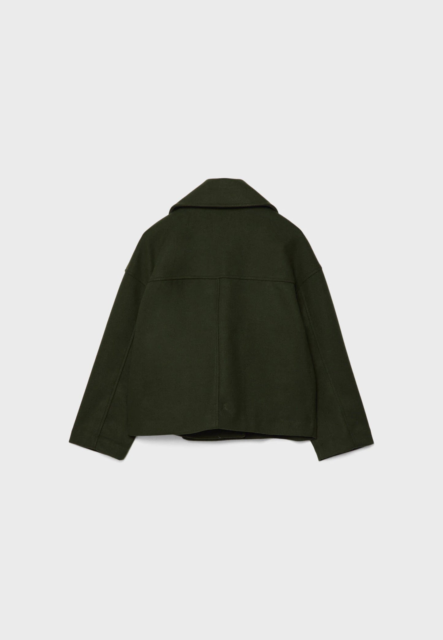Elegante Dames Winterjas – Stijlvolle Korte Double-Breasted Jas