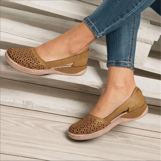 ComfortLuxe Ballerina’s – Orthopedische Damesschoenen voor Hallux Valgus met Ademend Mesh