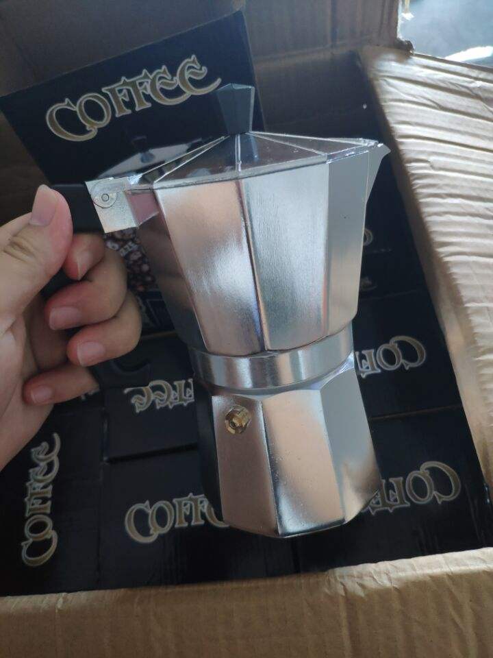 Klassieke Italiaanse Moka-pot voor fornuis - 12 kopjes espresso maker