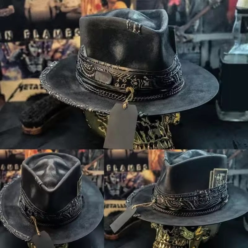 Artisan Skull Hat – Handgemaakte Muts met Schedelprint voor Unieke Streetstyle