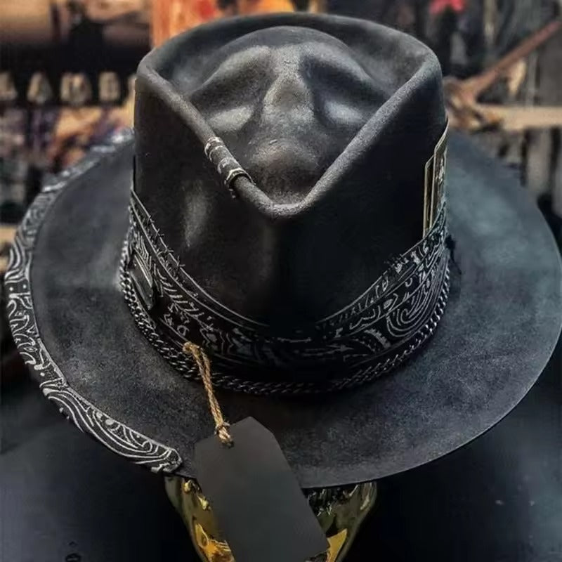 Artisan Skull Hat – Handgemaakte Muts met Schedelprint voor Unieke Streetstyle