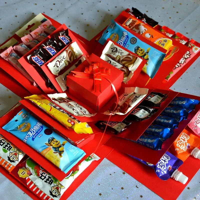 Luxe Verrassings Cadeaubox met Snoep en Chocolade – Origineel Geschenk
