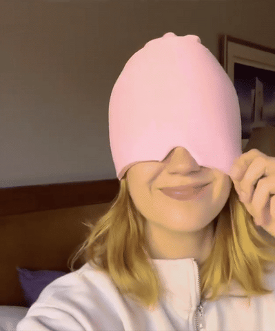 HoofdRelax Warm-Koud Therapie Masker – Verlicht Migraine & Hoofdpijn Direct
