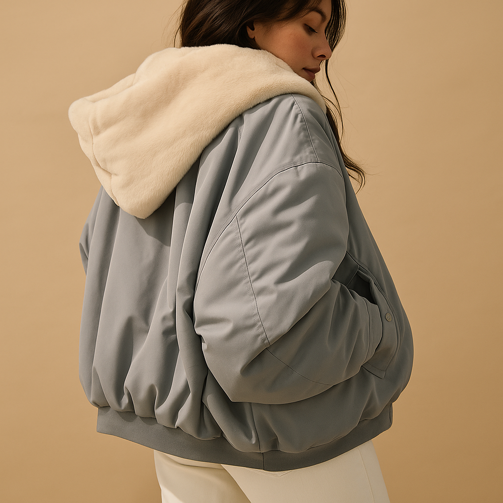 Yarice Korte Winterjas met Capuchon – Warm en Elegant