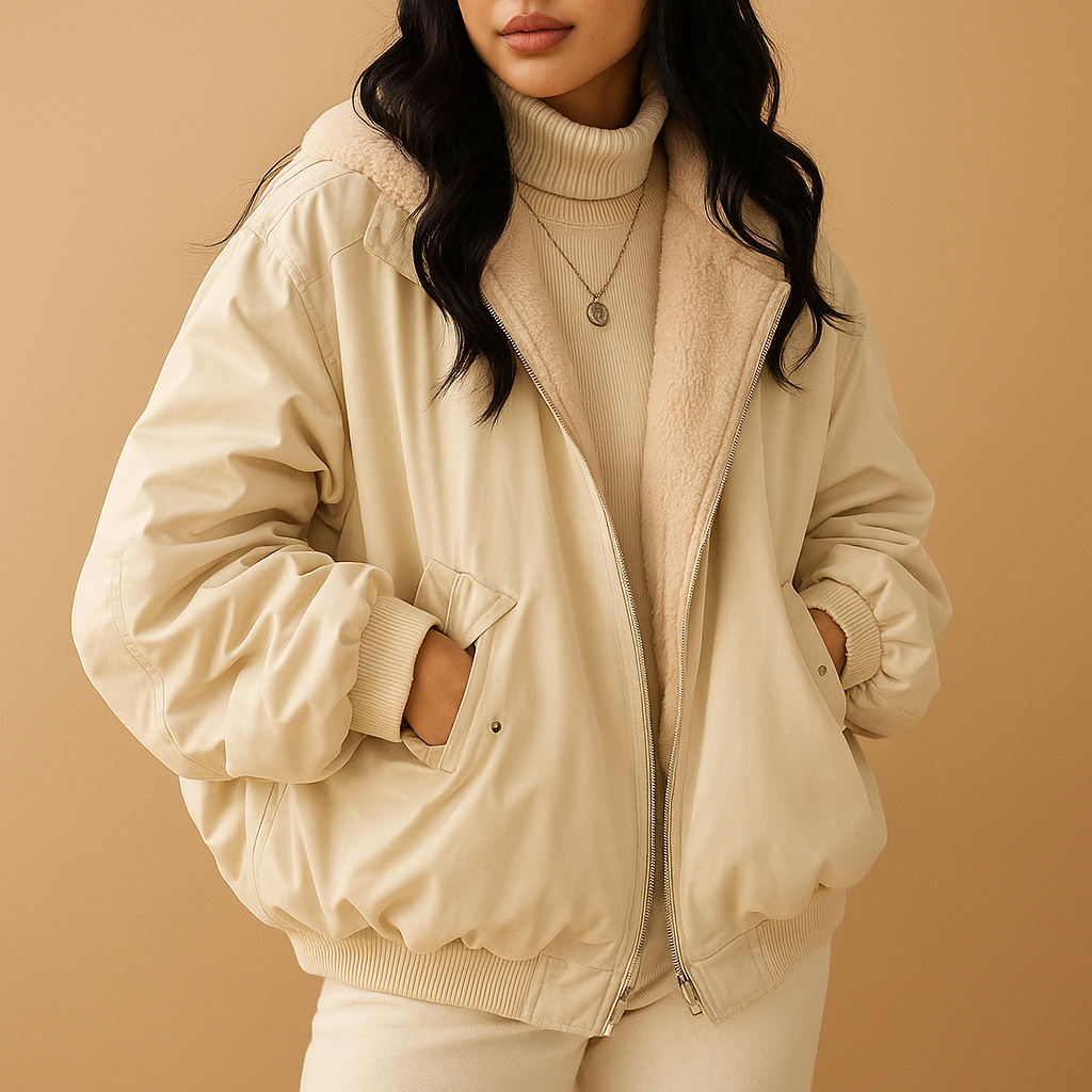 Yarice Korte Winterjas met Capuchon – Warm en Elegant