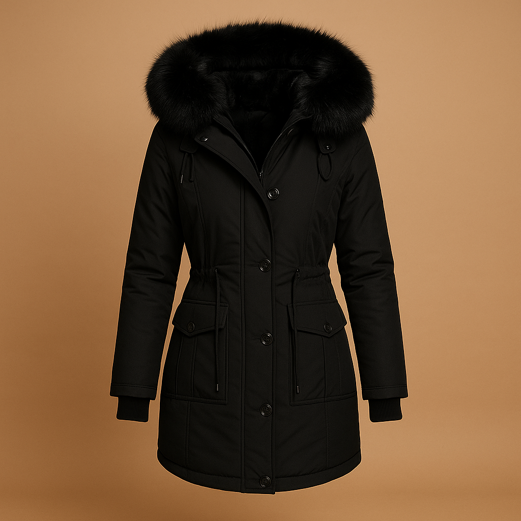 Yaraline Lange Winterjas voor Dames – Waterdicht en Warm