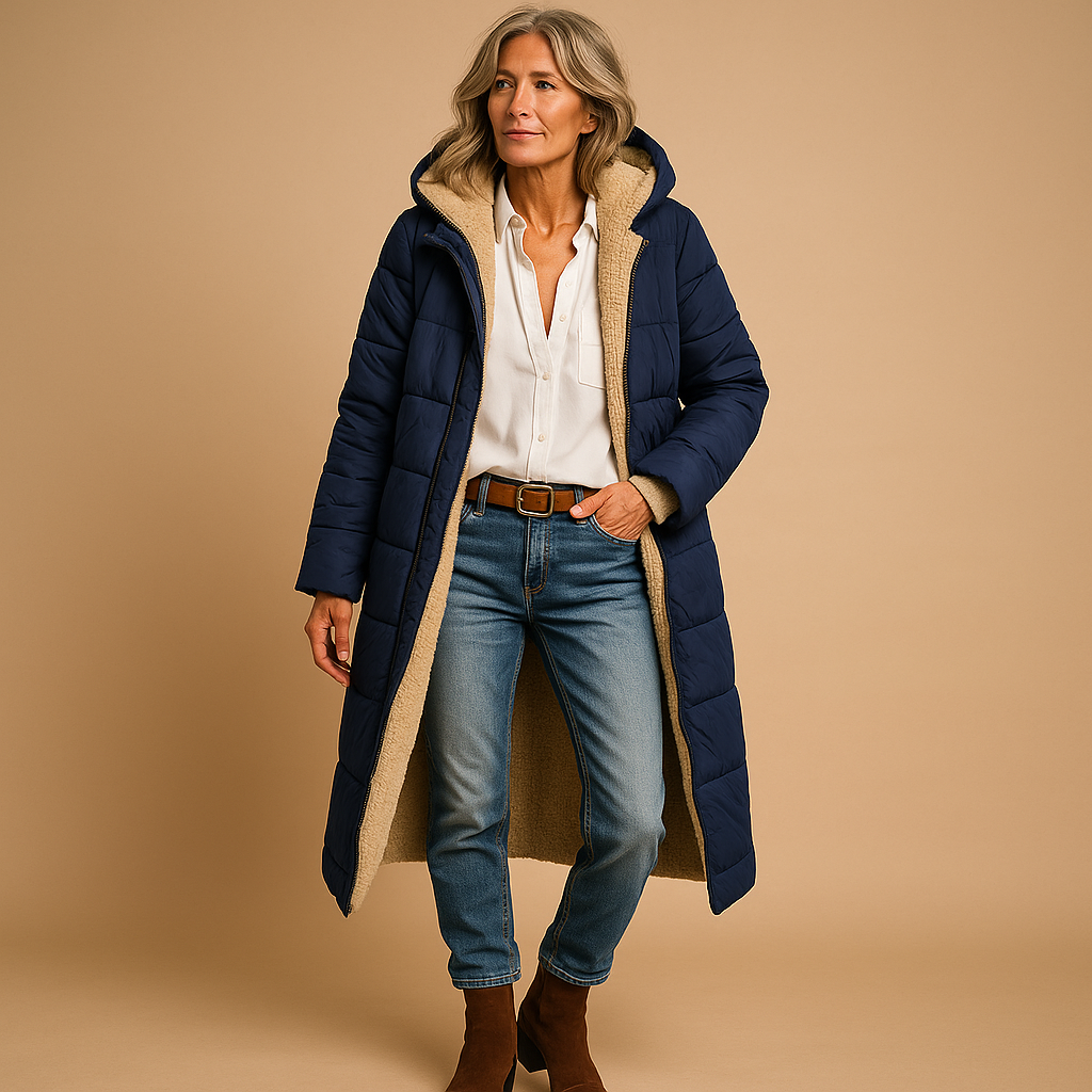 Lange Dames Winterjas – Elegante en Warme Jas voor Stijlvolle Dagen