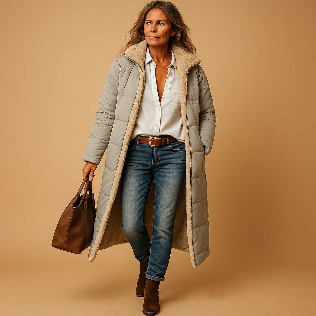 Lange Dames Winterjas – Elegante en Warme Jas voor Stijlvolle Dagen